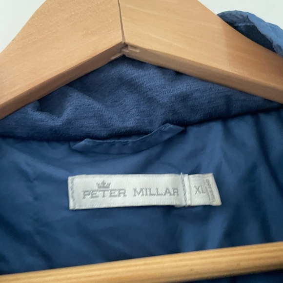 Peter Millar Down Insulated Zip Front Jacket Blue - Picture 9 of 10